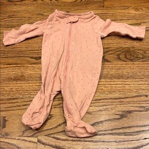 Just One You by Carter’s Orange  Kids One Piece Footie Pajama Polka Dot 3M